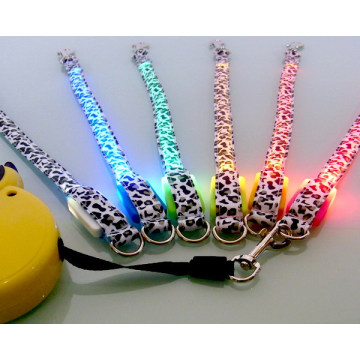 Boa qualidade promocional neon led pet collar